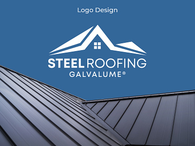 Steel Roofing - Logo Design branding creative graphicdesign identity logo logo design logos logotype minimal modern modernlogo roof typography visual identity