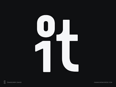 it Wordmark branding design it letter logo mark minimal modern monogram samadaraginige simple