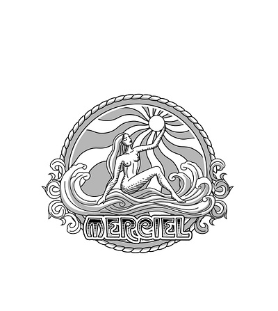 merciel logo contest with engraving styles logo illustration logo logo vintage