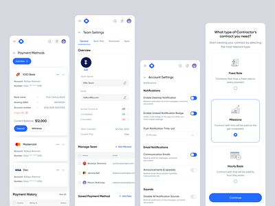 ProDeel - Mobile Responsive admin crm dashboard employee fintect hrm payment payroll product product design profile progress responsive saas setting simple step ux web app workflow