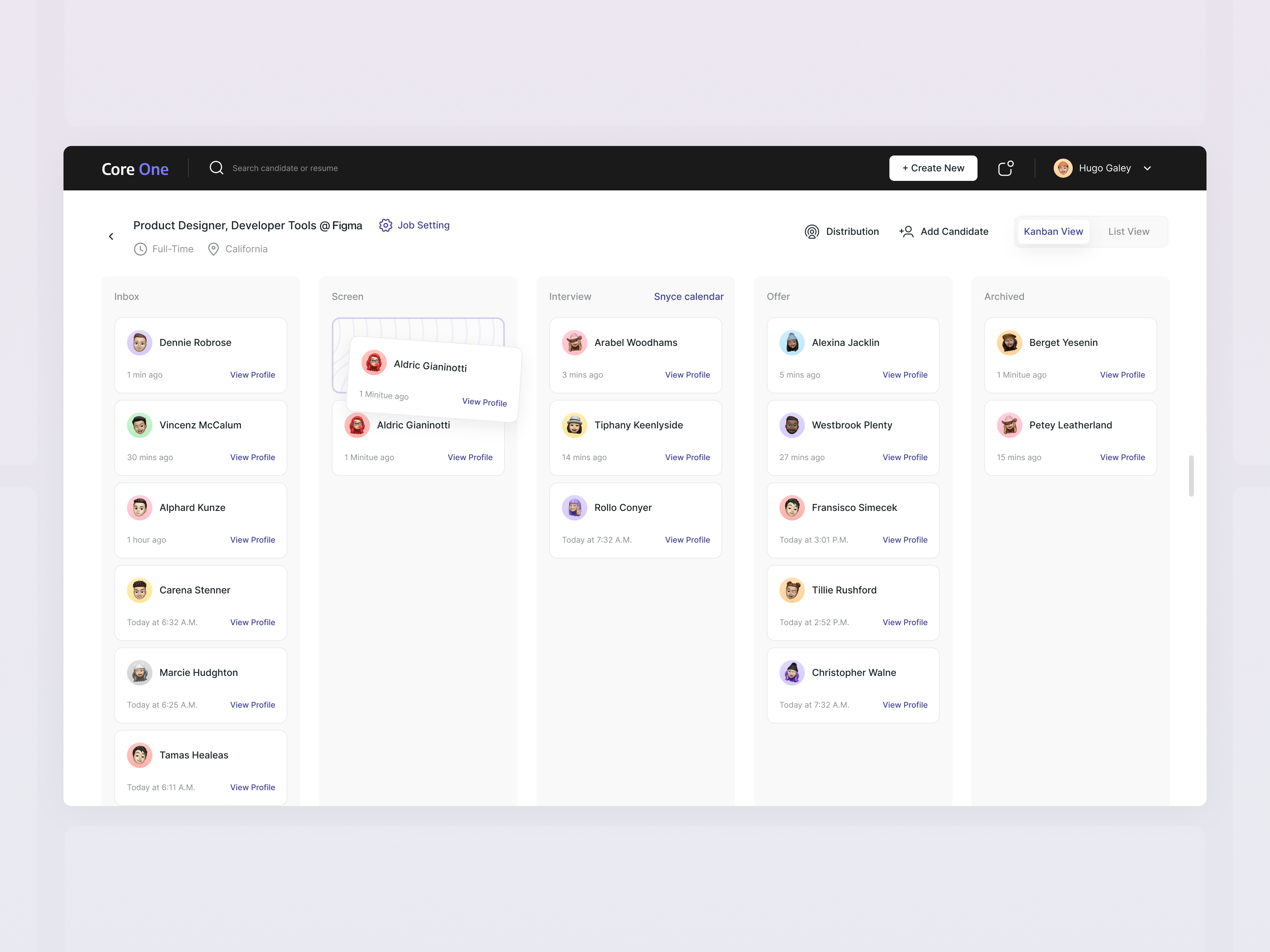 Core One Platform community component dashboard design design system echo design saas search bar ui