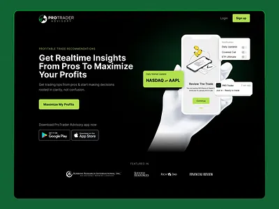 Protrader Advisory - Lottie Animations advisory animation animation design design flat gif green illustration json logo lottie lottiefiles market profit protrader trade trading ui