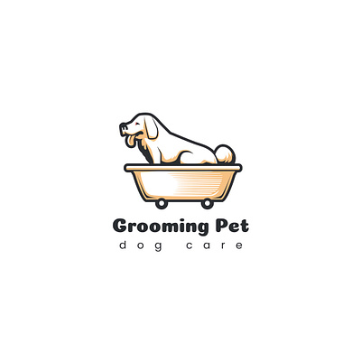 dog care shop logo illustration animal care logo logo illustration pet pet care pet shop