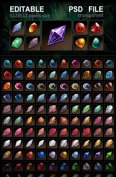 Gems Crystals Stones