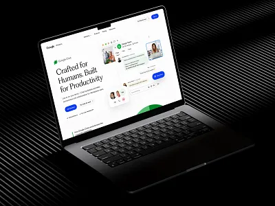 Website Header agency chat google header landing page menu minimal product design service social typography ui ui ux user experience ux web design web development web ui website