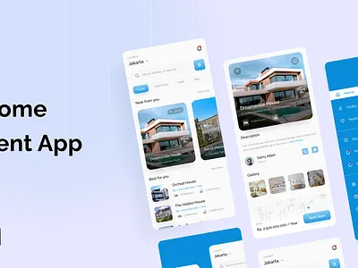 Home Rent App mobile ui
