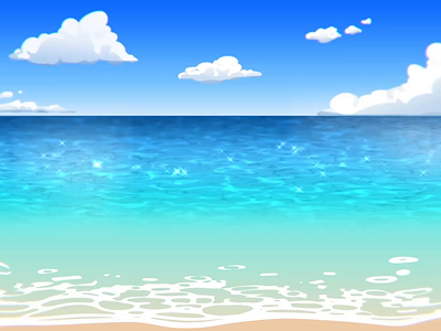 Summer Sea 2d animation beach coast coastline holiday illustration motion design motion graphics ocean retro sea sea spray seashore summer sunset vacation vaporwave water waves