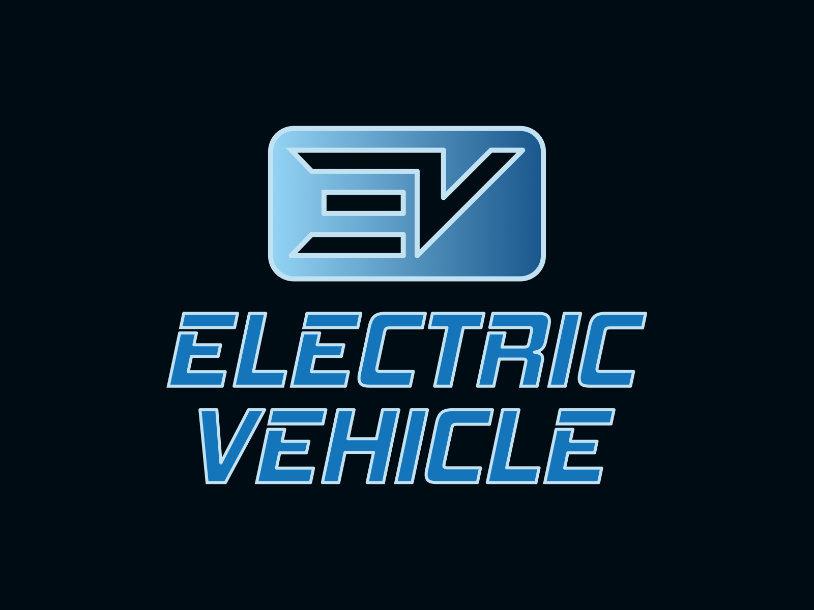 Electric Car Logo Design Graphic by DidiStore · Creative Fabrica