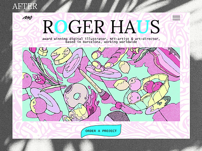 Roger Haus Redesign design figma site ui uiux website