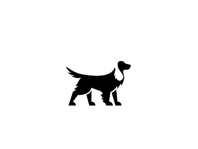 Attention Dog alex seciu animal logo branding dog dog logo negative space negative space dog negative space logo pet logo
