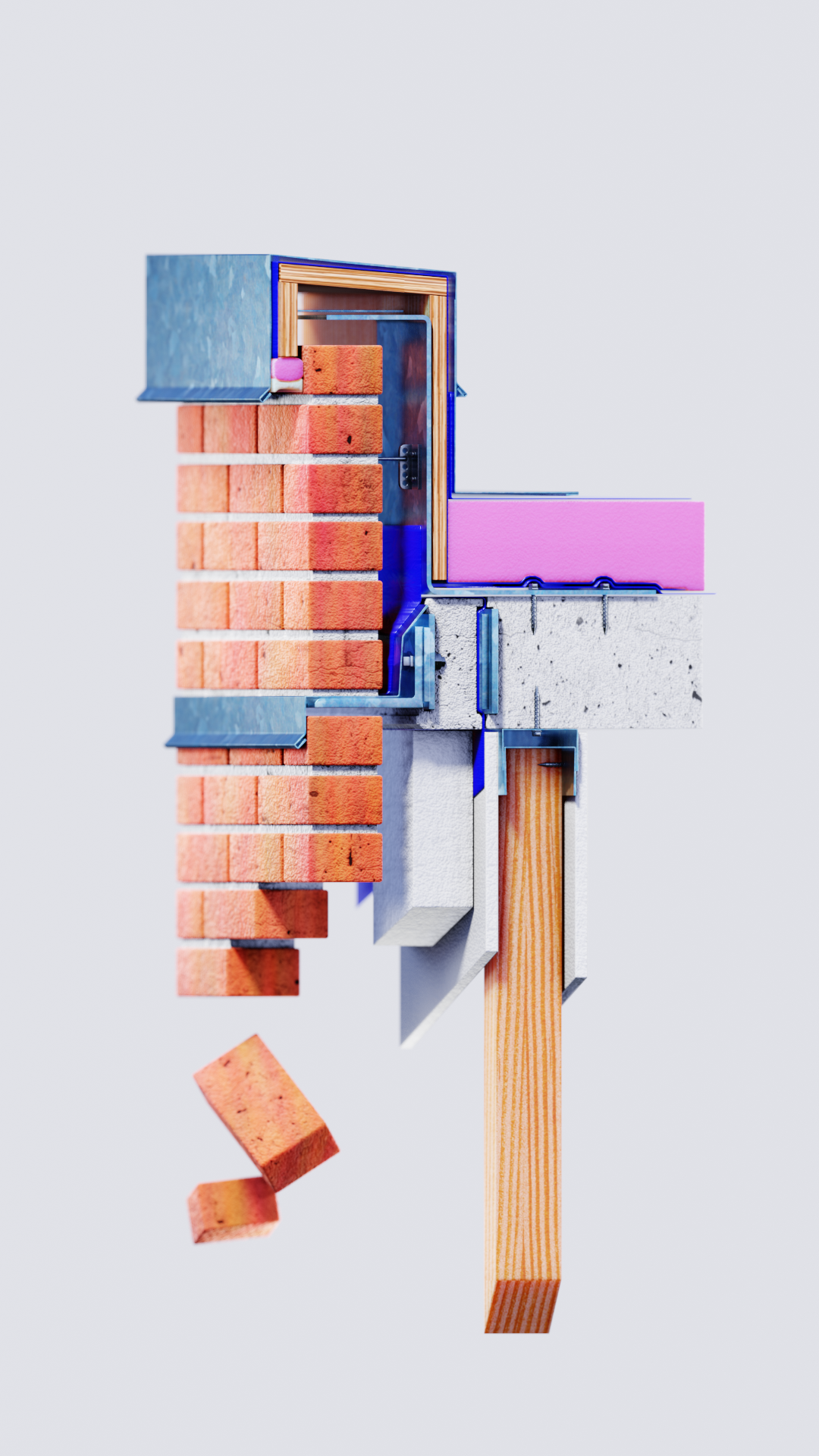 Section Detail//1.0 3d achitecture animation archviz blender3d design detail graphic design illustration motion graphics render section