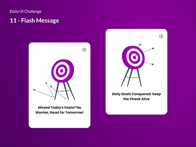 Daily UI Challenge 11 - Flash Message app design dailyui dailyuichallenge design flashmessage ui uidesign ux ux design