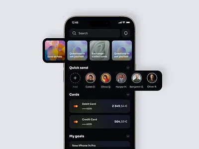 Banking mobile app app app design ios app mobile product design ui ux