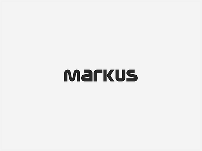 Markus- clothing brand logo brandlogo clothinglogo flatlogo icon logo logodesigner logofolio minimallogo uniquelogo wordmarklogo