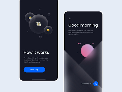 Financial APP UI design ui ux