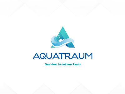 Logo design for the production and maintenance of aquariums branding graphic design illustration logo logodesign logodesigner logos motion graphics yamilogos