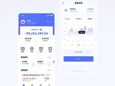 Financial APP UI design ui ux