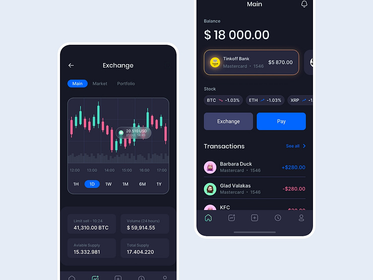 Financial APP UI by KaKi on Dribbble