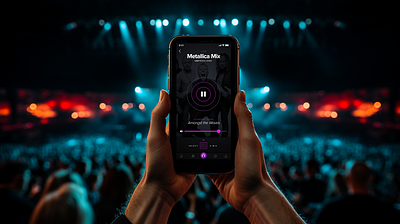 Mixhalo : Live Streaming Audio app concert design interactive interface ios live live audio mixhalo mobile music streaming ui