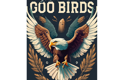 goo birds image branding design graphic design illustration logo tshirt vector