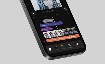 Vclip-video editor app app app design application cut design edit editor effect film interface ui ux video video editing video editor app