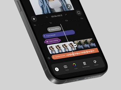 Vclip-video editor app app app design application cut design edit editor effect film interface ui ux video video editing video editor app