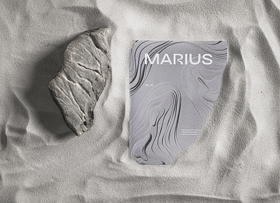 Marius Mag cover cover design creative design editorial design paper art photgraphy