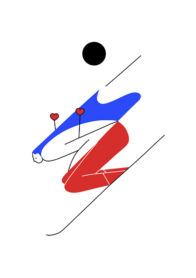 Morzine resort illustrations art branding illustration illustrator skiing vectorgraphics