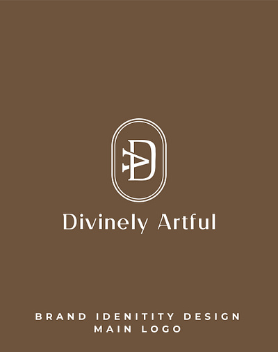 Divinely Artful branding design graphic design illustration logo monogram typography vector