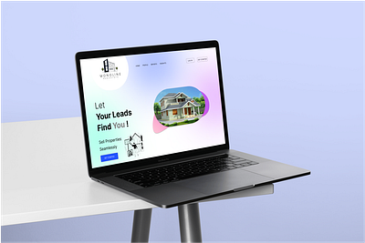 Real estate Landing page app design design ui ux web design
