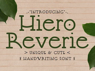 Hiero Reverie Font branding design digital journal font digital journaling digital note taking digital planner digital planner font digital planning graphic design handwriting handwriting font handwriting fonts handwritten illustration logo neat handwriting note taking planner realistic handwriting typography
