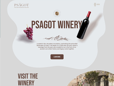 Webdesign for Winery