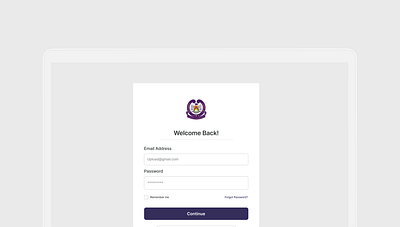 Chrisland Login UI app branding design logo ui