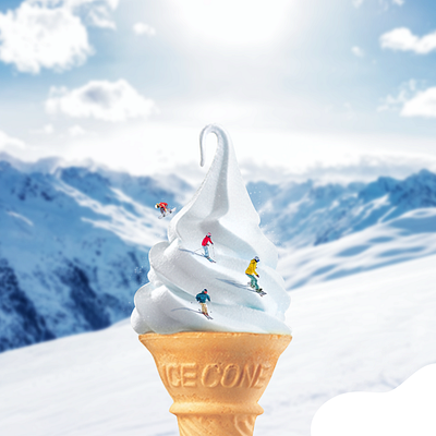 ICE CONE - Creative Design branding graphic design motion graphics social media post