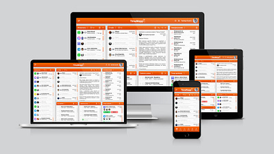 TimeMapp - app to track your work (concept) app branding dektop graphic design logo mobile responsive rwd time timeapp ui web work