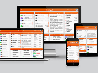 TimeMapp - app to track your work (concept) app branding dektop graphic design logo mobile responsive rwd time timeapp ui web work