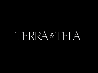 Terra&Tela branding design graphic design illustration logo logotype minimal typography vector