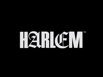 Harlem appareal branding clothing design graffiti graphic design logo logotype minimal store streetware typography