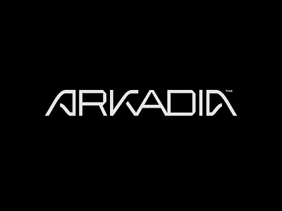 Arkadia branding design graphic design logo logotype media minimal typography vector