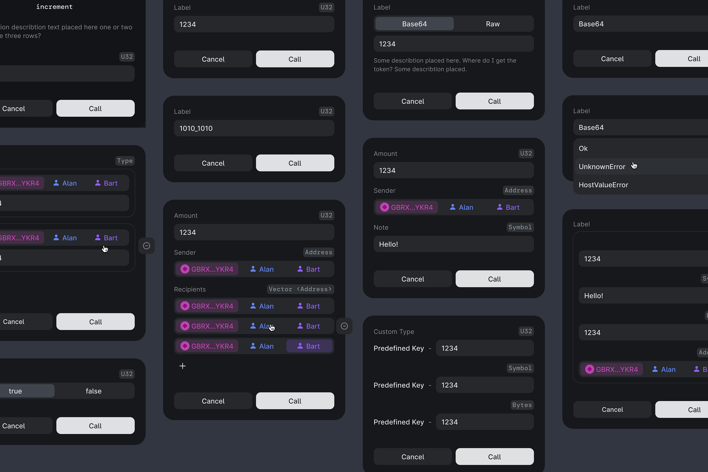 Function modals by Johannes Gerber on Dribbble