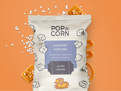 Pop the Corn - Branding brand design brand identity branding corn logo packaging design pop popcorn popcorn packaging product design snack snack packaging visual identity