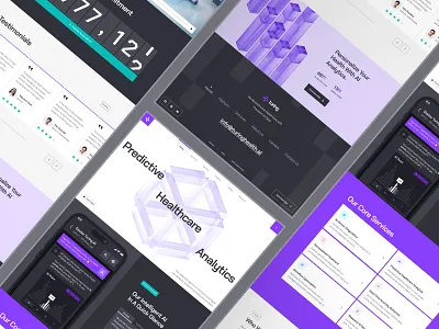 turing: AI Health Analytics Website | Predictive Health UIUX abstract 3d data ai analytics clean health analytics health chatbot health data health ui healthcare analytics healthcare landing page healthcare website heatlhcare ai heatlhcare data landing page minimal predictive analytics predictive health predictive healthcare purple ui kit web design
