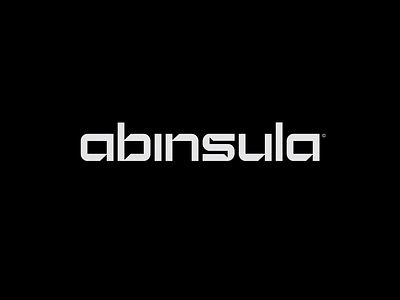 Abinsula branding design graphic design logo logotype minimal software typography vector