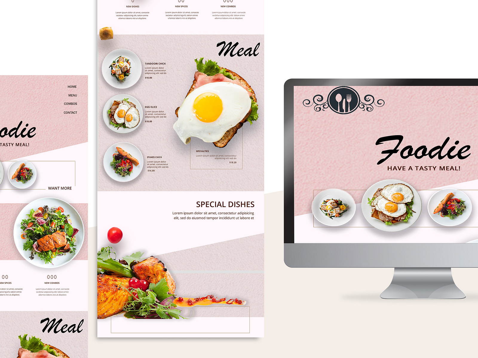 Foodie Website Ui By Maham Hassan On Dribbble