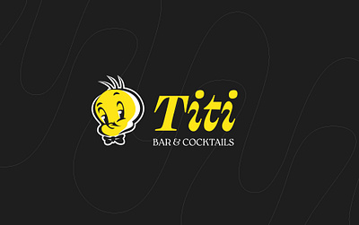 Titi - Bar & Cocktails bar branding cockatils illstration logo mascot restaurant tweety