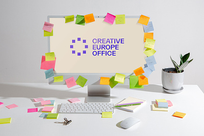 Creative Europe Office andstudio branding design graphic design identity illustration logo vector