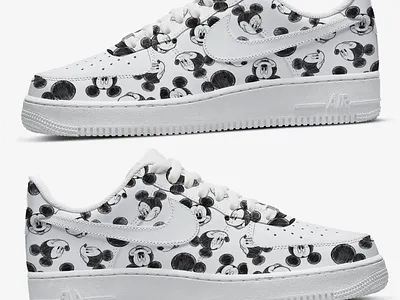 Mickey design for Nike branding design graphic nike render rendering visualization