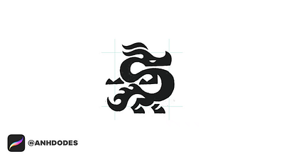 Legendary Asian Dragon logomark design process credit: @anhdodes 3d anhdodes anhdodes logo animation asian dragon logo branding business design dragon logo graphic design illustration logo logo design logo designer logo for sale logodesign minimalist logo minimalist logo design motion graphics ui