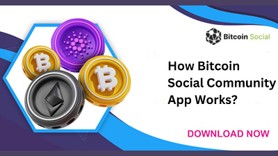 Bitcoin Social Community App bitcoin social community crypto marketing