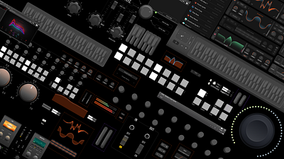 Audio UI Design Architecture by econev app design econev evgheniiconev graphic design industrial lizzardlab music ui ux web